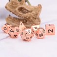 thumbnail image 2 of Galactic Dice Mini Metal Dice Sets - Bright Copper Set of 7 Dice, 2 of 3