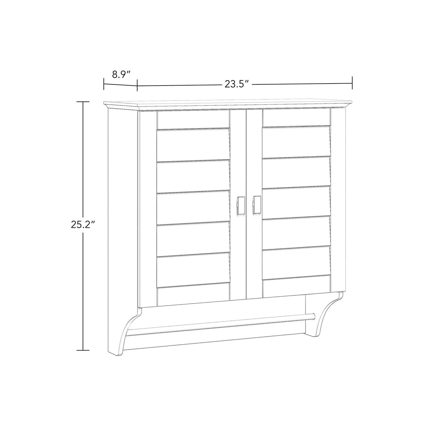 RiverRidge Home® Brookfield Two-Door Wall Cabinet - White