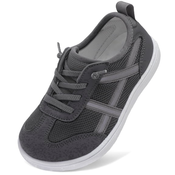 Toddler Shoes Boys Girls Wide Shoes Slip on Casual Sneakers,Grey,7 Toddler