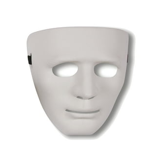 White Plastic Face Masks (12) [25/1185] 