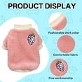 thumbnail image 3 of TELOLY Kitten Clothes,Polyester Boy Dog Clothes for 1.10-2.20 Lbs for Cats and Dogs,Autumn and Winter Warm Grapes Dog Sweaters for Small Dogs Girl,Pink,Xs, 3 of 6