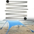 thumbnail image 2 of MYG 2pcs Aluminum Alloy Camping Tent Poles Beach Tent Pole Canopy Pole With EVA Ball, 2 of 3