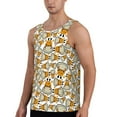 thumbnail image 2 of Haiem Giraffes Head Men Workout Tank Top Gym Bodybuilding Sleeveless Muscle T Shirts Athletic Tank Breathable Workout Shirt-Large, 2 of 8