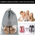 thumbnail image 4 of BIZHUA 12 Pieces Travel Shoe Bags Portable Shoe Storage with Handle for Men & Women, 12* Storage Bags, 4 of 7