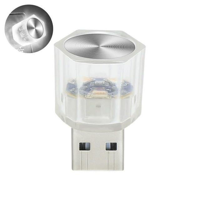 Car USB LED Ambient Light Interior Atmosphere Decorations Reading Lamp Colorful Lights Decorative Auto H7L2 Accessories Lamp