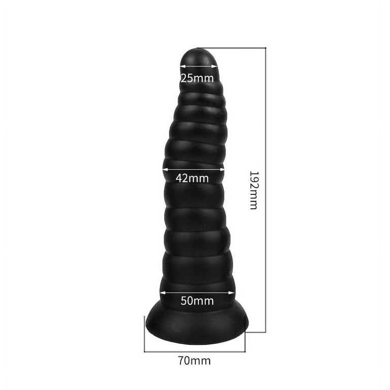 Birdsexy 19cm Anal Plug Sex Toys,Threaded Suction Cup Anal Plugs for Men  and Women # Black,Medium - Walmart.com