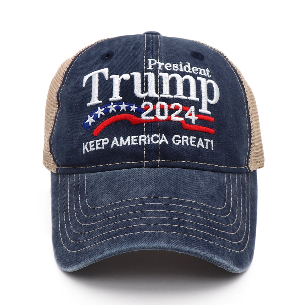 Donald Trump Hat Trucker Cap Keep America Great 2020 Presidential Embroidered 