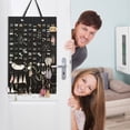 thumbnail image 4 of Earring Organizer Hanging Earring Holder, Holds Up To 330 Pairs, Soft Felt Wall Mount Earring Display Holder Stud Earrings Organizer for Women Girls, 4 of 5