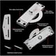 thumbnail image 4 of 2PC Water Bottle Outdoor Portable Water Bottle Ring Buckle Bottle Hook Bottle Clip For Backpack Belt Belt Outdoor Camping Hiking Mountaineering, 4 of 9