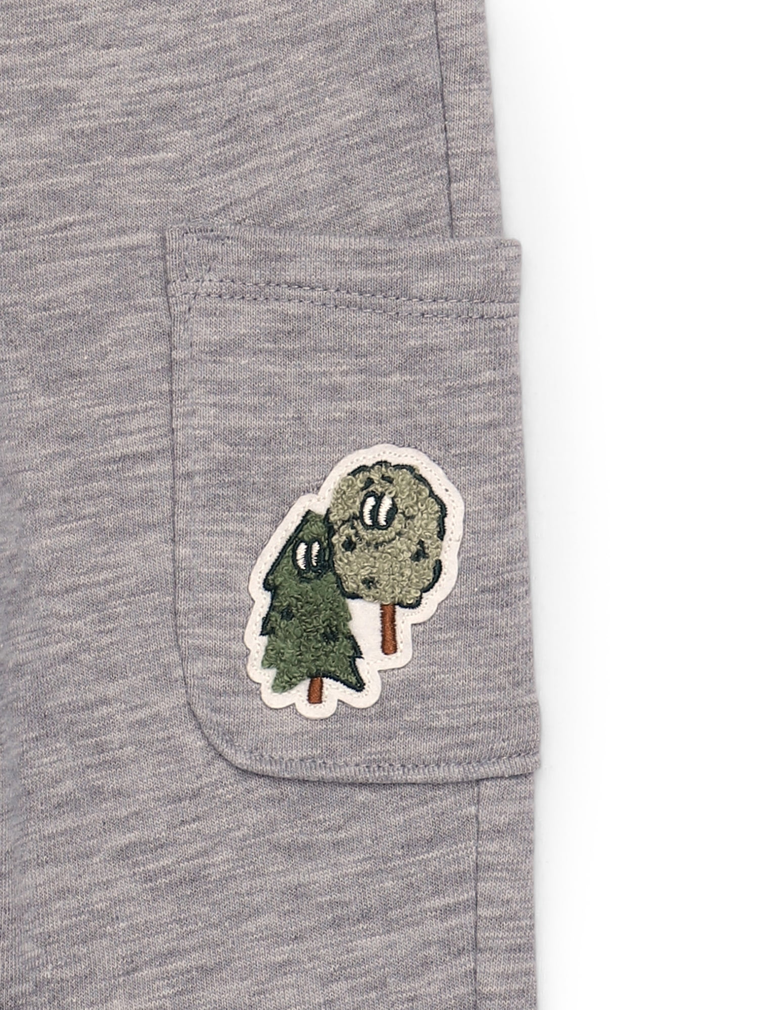 Garanimals Baby Boy Slub French Terry Cloth Cargo Pants, 0M-24M
