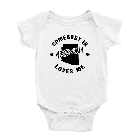 

Somebody in Arizona Loves Me Cute Baby Bodysuit 18-24 Months