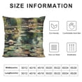thumbnail image 5 of JEUXUS Water Lilies, 1906 Giclee Gallery Wrap Aesthetic Decorative Plush Pillowcase (Universal 1) White, 5 of 5