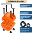 thumbnail image 3 of ORUYROP Winch Cable Hook Stopper, Silicone Rubber Stopper Protects Synthetic Winch Rope, Towing Hook, Cable Line for ATV UTV, Orange, 3 of 7