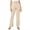*Khaki, variant on Women's High Waist Drawstring Wide Leg Pants ,Straight Leg Elastic Waisted Stretch Casual Pants Purple,Womens Plus L