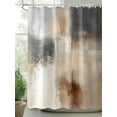 thumbnail image 2 of Gradient Art Shower Curtain Set ，Waterproof Fabric Shower Curtains Grey Blue Beige Abstract Vintage Painting Shower Curtains for Bathroom,Bathroom Decor 72"x72", 2 of 6