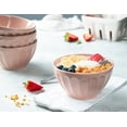 thumbnail image 5 of Kook Ceramic Cereal Bowls, Set of 6, 24 oz, Dusty Pink, 5 of 5