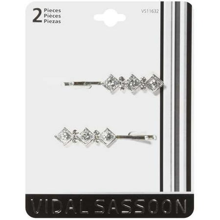 Vidal Sassoon: Slides Model #Vs11632 Barrettes, 2 ct