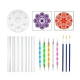 thumbnail image 1 of Yeacher 19 Piece Mandala Dotting Tools DIY Painting Stencils Ball Stylus Palette Paint Brushes Multifunction Embossing Dot Kit for Canvas Rocks Coloring Drawing Crafting Art Supplies Handwork Decor, 1 of 8