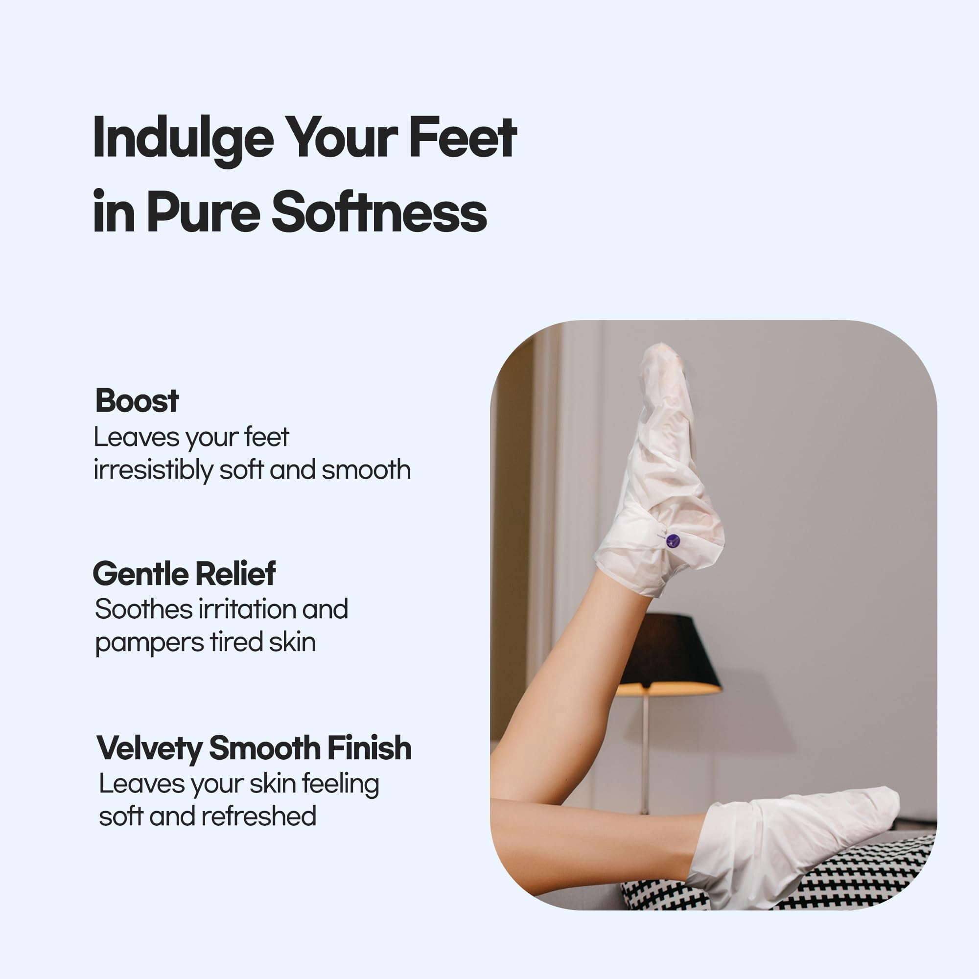 Epielle Intensive Repairing Hand & Foot Masks (6 Gloves & 6 Socks) for Dry Hands & Cracked Heels, Coconut Oil and Milk Extract, Mother's Day Gifts, Teacher's Appreciation C33