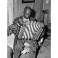 thumbnail image 2 of Portrait Of An African American Man Playing An Accordion History (18 x 24), 2 of 2