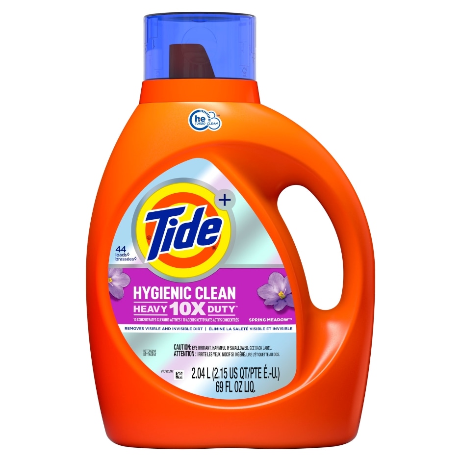 Tide Spring Meadow Liquid Laundry Detergent (Pack 1) - 44 Loads, 69fl