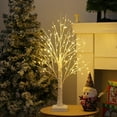 thumbnail image 5 of 144 LED Artificial Lamp with Timer, DIY Birch Tree with Lights, USB/ , Fairy Light Spirit Tree for Table  Wedding Bedroom Christmas (Warm White), 5 of 10