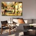 thumbnail image 4 of Póster de lienzo con un puente de arco que se extiende sobre un río tranquilo, decoración de dormitorio, paisaje deportivo, decoración de oficina, regalo, estilo marco, 12 x 18 pulgadas (30 x 45 cm), 4 of 8