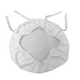 thumbnail image 1 of Fundas para Cojines de Silla LA Linen Poliéster Popelina Paquete de 4 Blancas, 1 of 2