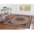 thumbnail image 5 of Linon Emerald Cream and Copper 5' x 7' Area Rug, 5 of 9