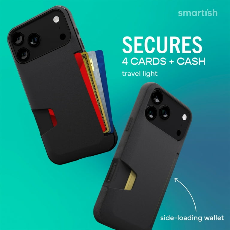 Smartish iPhone 17 Pro Max Wallet Case - Wallet Slayer Vol 1 - Slim Grip Card Holder Cover - Black Tie Affair Smartish iPhone 17 Pro Max Wallet Case - Wallet Slayer Vol 1 - Slim Grip Card Holder Cover - Black Tie Affair