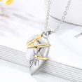 thumbnail image 5 of Collares para parejas para hombres y mujeres, collares con colgante de dos almas y un corazón, imán, 5 of 5