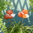 thumbnail image 3 of Sungmor 2PC Pack Decorative Garden Stakes, Colorful Metal Fox Animal Stick Ornaments/Indoor Outdoor Patio Balcony Landscaping Plant Decoration, 3 of 7
