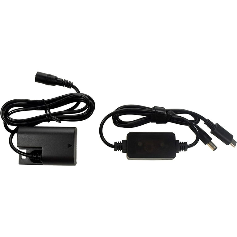 HQRP USB-C DC Converter Compatible with Canon ACK-E6 ACKE6 EOS 60D