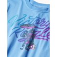 thumbnail image 1 of FORTNITE Victory Royale Float On Boy's Solid Crew Tee, Light Blue, Youth Medium, 1 of 4