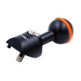 thumbnail image 1 of 2x Dive Fotografía Estroboscópico Base de Rótula Base Adaptador Sistema Soporte de Abrazadera Accesorios Compatibles con Estroboscópic Sunnimix Brazo adaptador de luz estroboscópica subacuática, 1 of 7