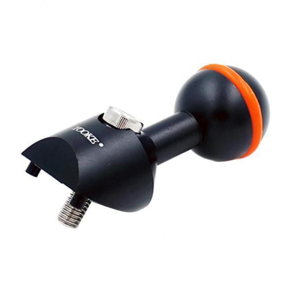 2x Dive Fotografía Estroboscópico Base de Rótula Base Adaptador Sistema Soporte de Abrazadera Accesorios Compatibles con Estroboscópic Sunnimix Brazo adaptador de luz estroboscópica subacuática