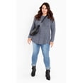 thumbnail image 2 of Avenue Women's Plus Size Tia Curved Hem Tunic Sweater, 2 of 2