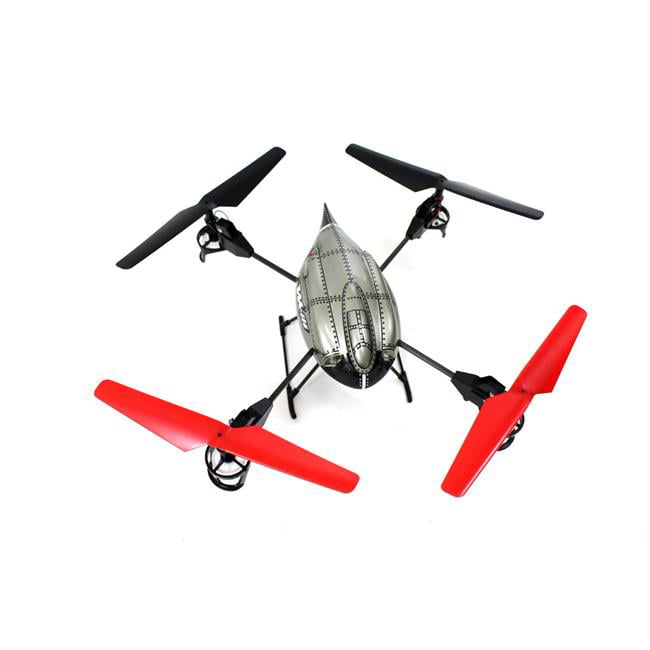 Lights and Gyro 2.4 Ghz 5.1" WLtoys V959 4-Axis 4 CH RC Quad copter w/ Camera