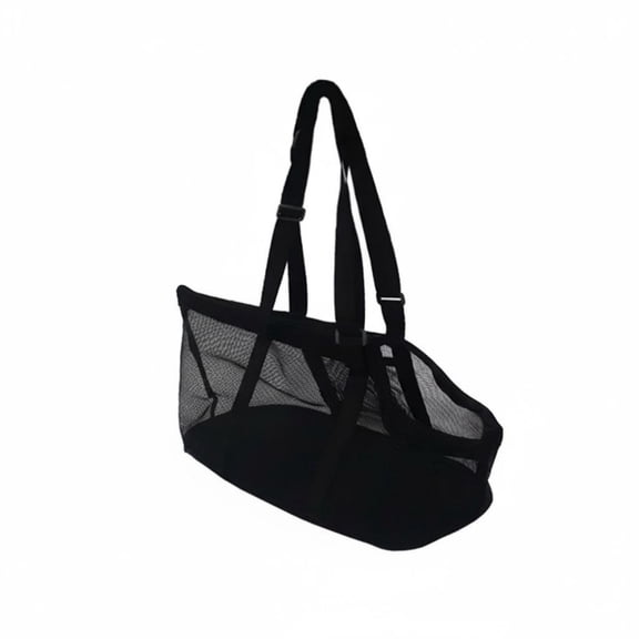 Rushawy Mesh Pet Carrier Adjustable Strap Portable Cat Tote Hands-Unrestricted Breathable Dog Shoulder Bag for Small Dogs, Young Dogs, Outdoor, Car Rides