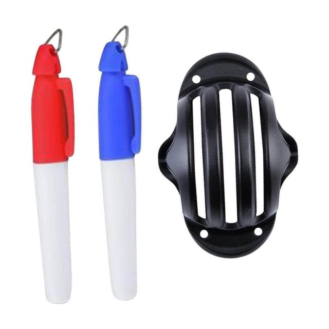 Xingzhi Golf Ball Marker Line Drawing Stencil Tools with Marker Set training Three Lines