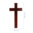 thumbnail image 2 of Monyance cross wooden pendants Wooden Cross Wall Decor Spiritual Religious Gifts Farmhouse Sign 32cm(12.6X6.3X0.98Inches), 2 of 10
