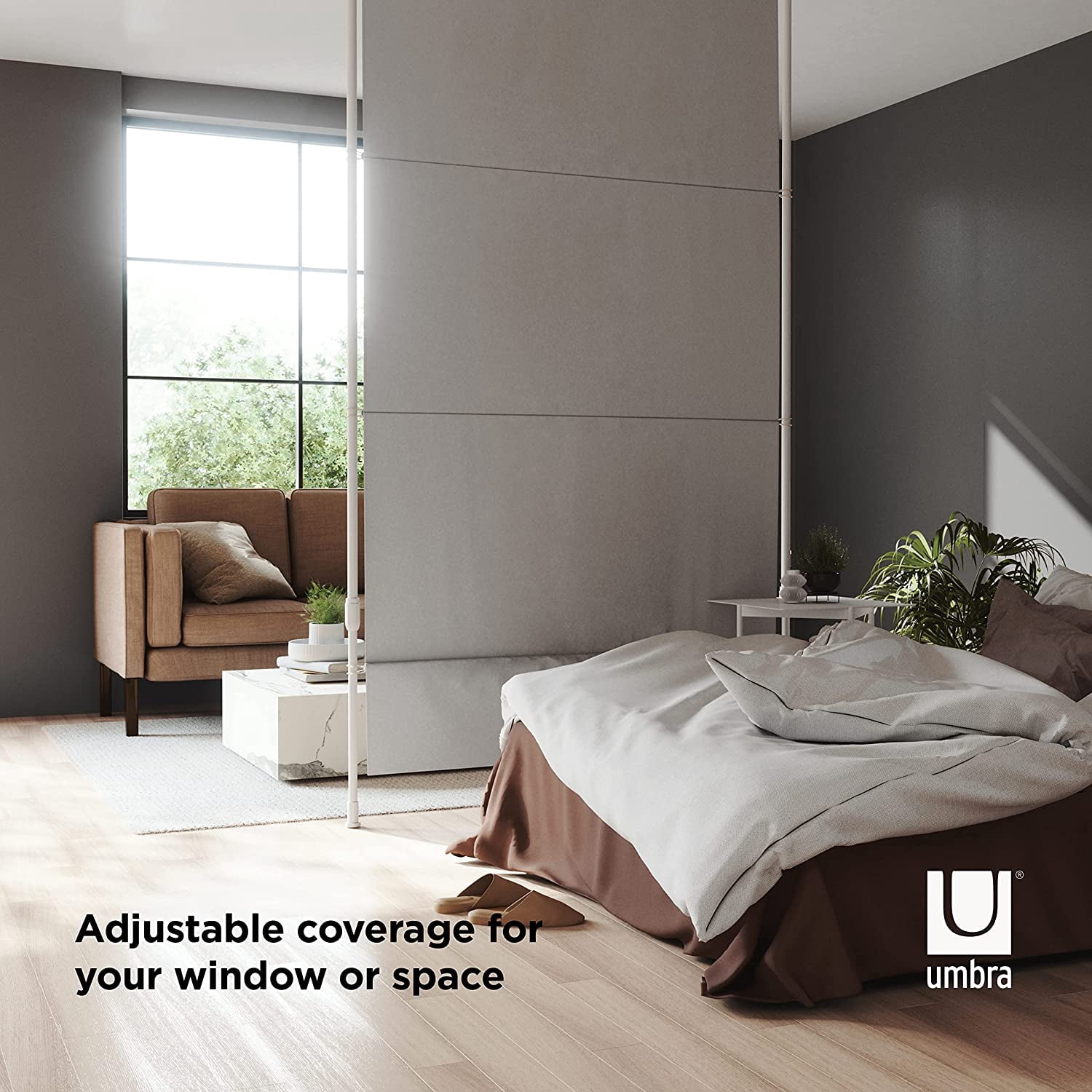 ROOM DIVIDER GREY