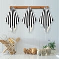 thumbnail image 5 of Haosy 6 Packs Kitchen Dish Towels Soft Absorbent Black and White Striped Dish Cloths 11"x11", 5 of 9