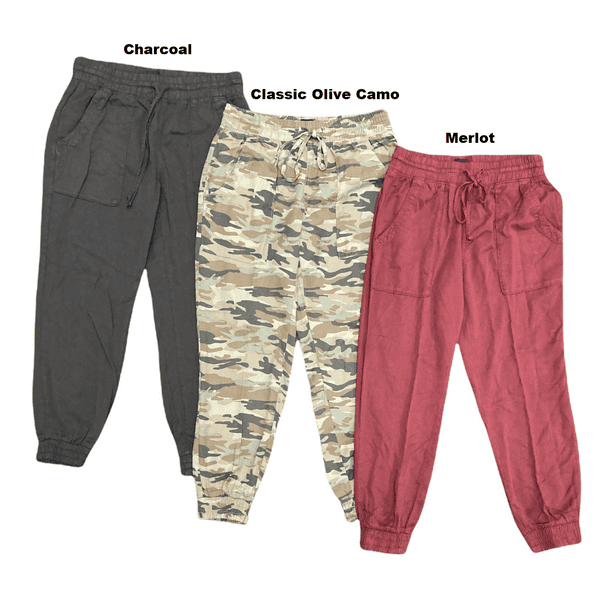 Gap Women's Pull On Lightweight Tencel Jogger Pants W/ Pockets (Classic