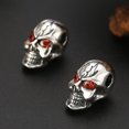 thumbnail image 4 of Minnieouse Cuentas de calavera S925 plata esterlina Punk suelta cuenta negro encanto accesorio Halloween para pulseras piezas de joyería Ropa, zapatos y accesorios Miscelánea Minnieouse AP015526-00, 4 of 6