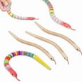 thumbnail image 4 of 60Pcs 12 Inch Unfinished Wooden Wiggly Snakes Jointed Flexible Wooden Snake Blank Animal Model Crafts Toys for Arts, 4 of 8