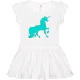 thumbnail image 3 of Inktastic Aqua Unicorn Girls Baby Dress, 3 of 5