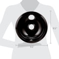 thumbnail image 3 of 4 Pack Black Cooktop Drip Pans, Compatible with GE Hotpoint Stove. Include 3 Pcs 6'' Range Replacement Drip Pans and 1 Pcs 8 '' Burner Drip Pans for Electric Stove Top, 3 of 9