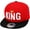 Red/Black, variant on King Crown Urban City Fashion Adjustable Snapback Hat Baseball Cap Mens Womens