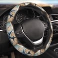 thumbnail image 5 of Salouo Airplane World Map Adventure Print Elastic Car Steering Wheel Cover - 15'' Non-Slip Car Wheel Cover Protector - Universal Car Accessory for Diverse Cars, 5 of 6